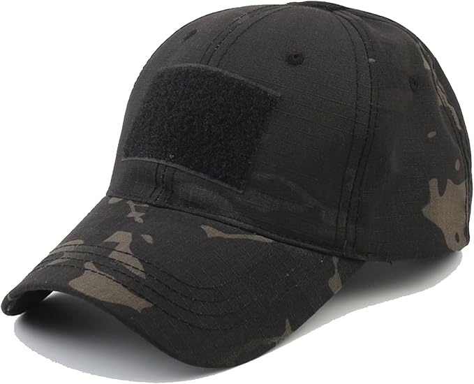 Tactical Baseball cap, Multicolor Camouflage Sunscreen Chapeau Hat for Airsoft Paintball Climb Camping Outdoor