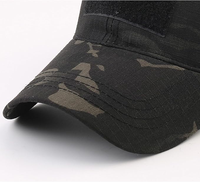 Tactical Baseball cap, Multicolor Camouflage Sunscreen Chapeau Hat for Airsoft Paintball Climb Camping Outdoor