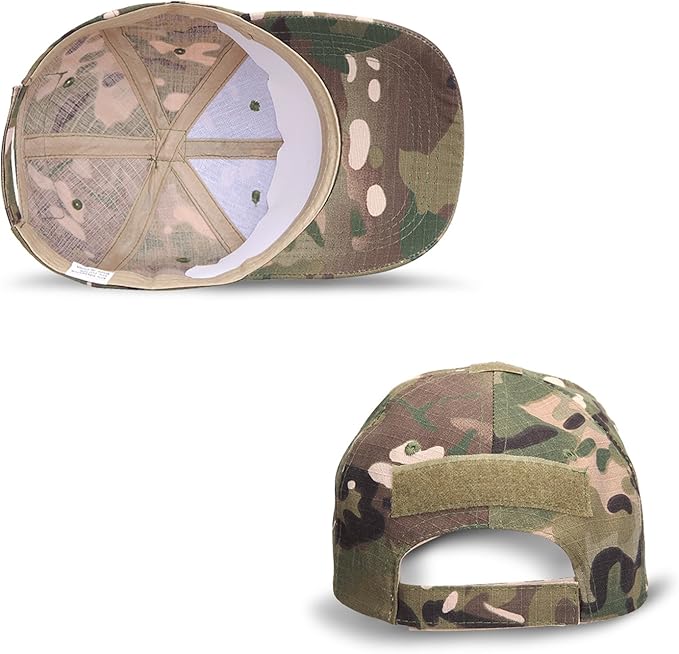 Tactical Baseball cap, Multicolor Camouflage Sunscreen Chapeau Hat for Airsoft Paintball Climb Camping Outdoor